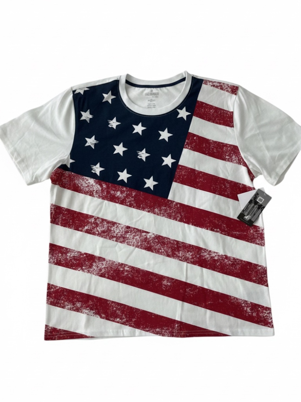 NWT Men’s flag shirt xxl